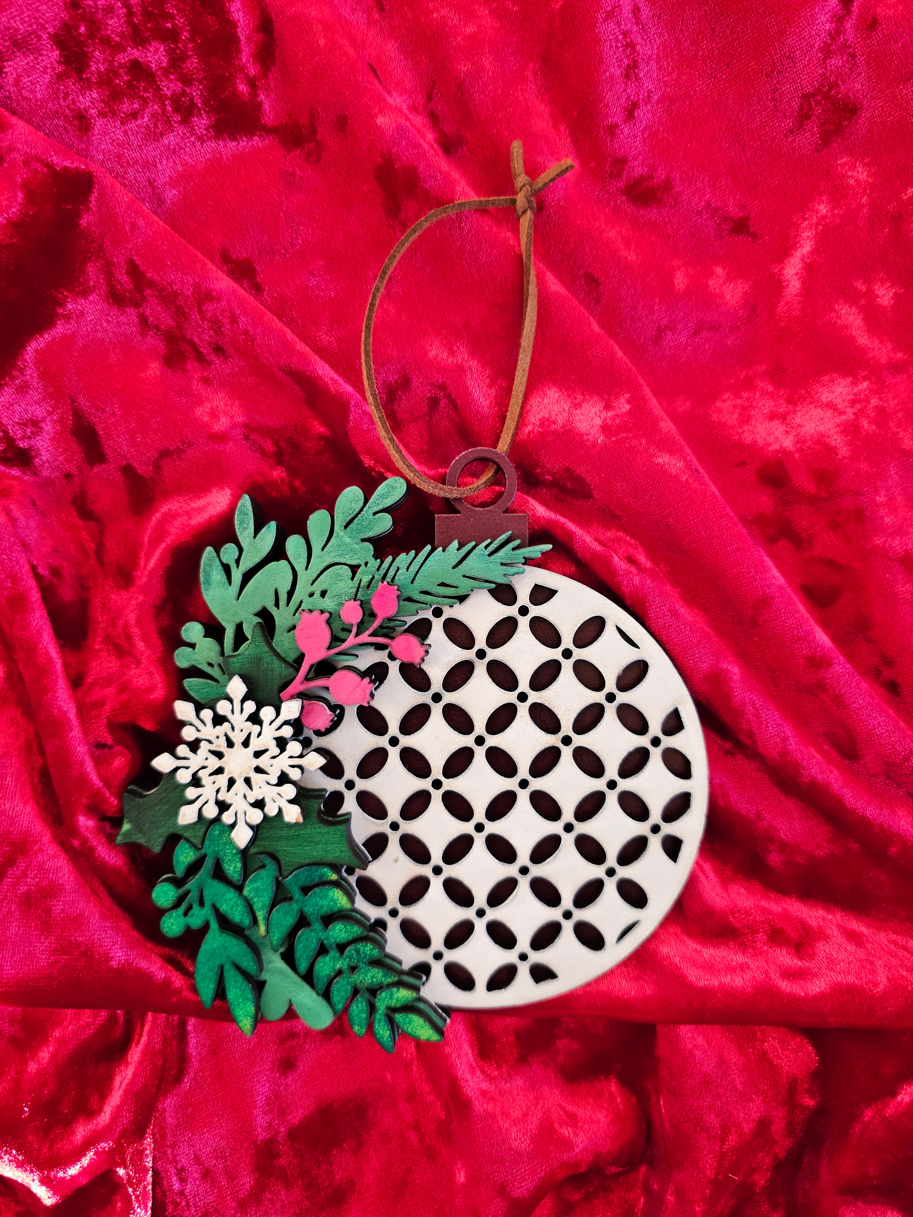 Christmas Ball Ornaments - Set of 4