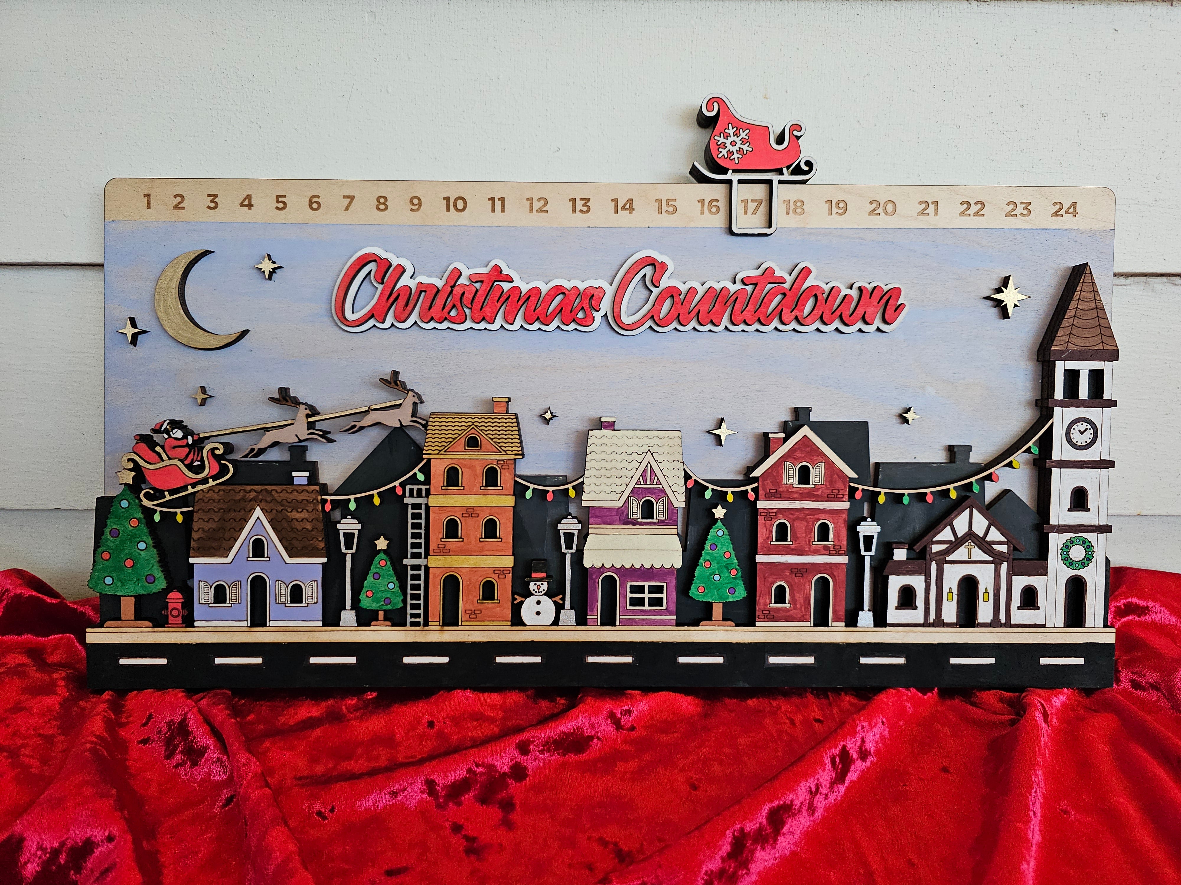 Santa Village Christmas Countdown