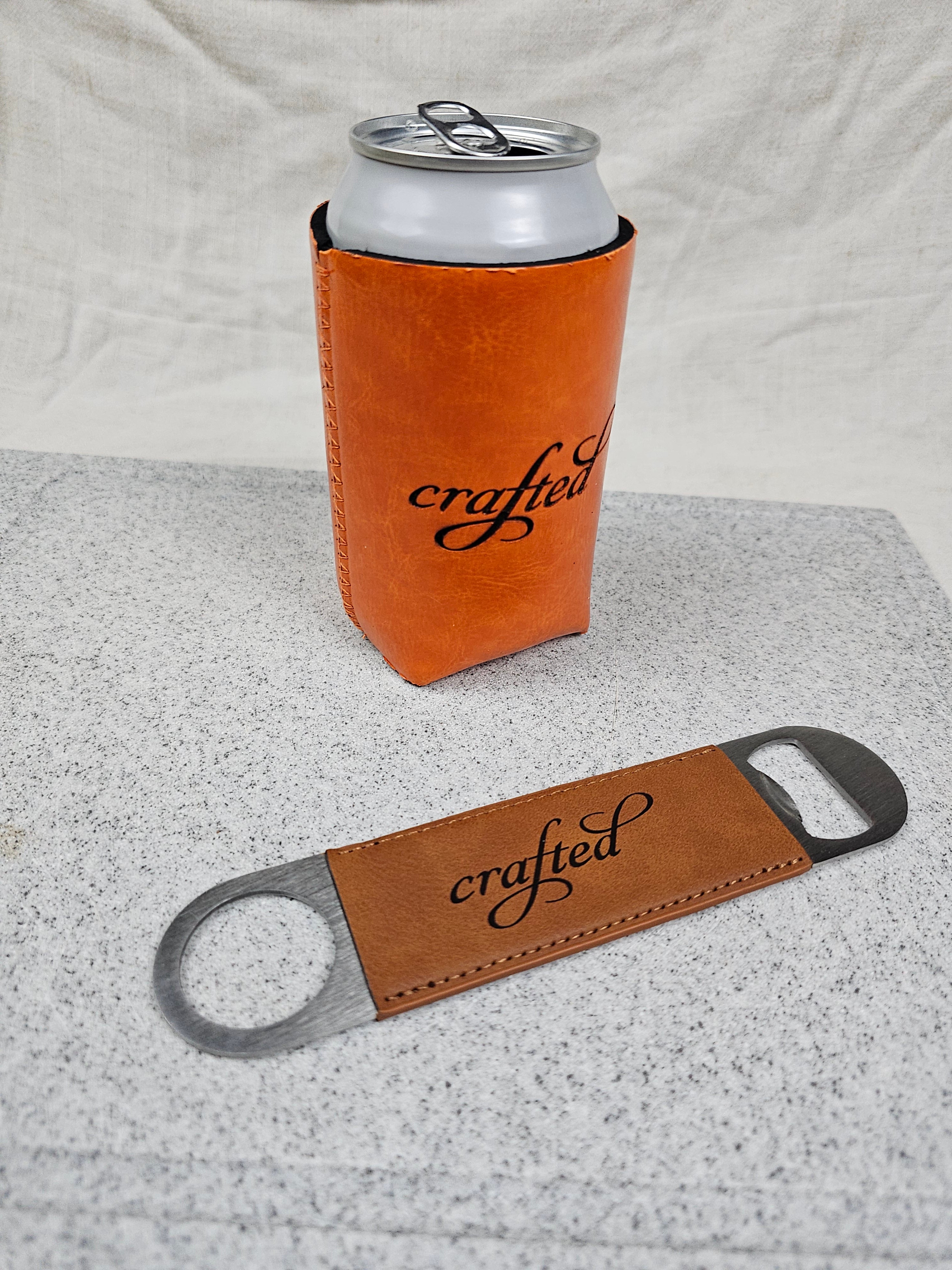 Personalized Leather Bottle Opener