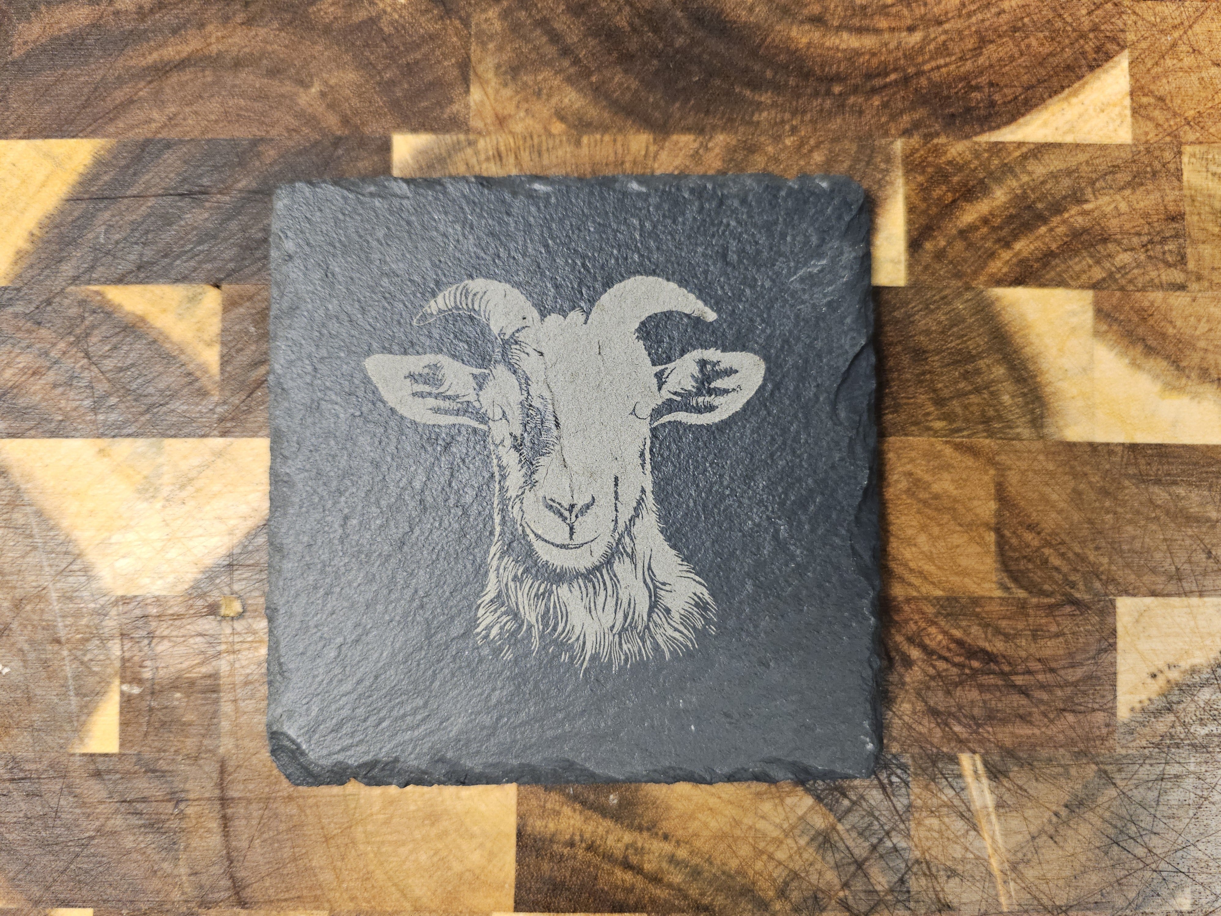 Slate Coasters - Farm Animals and/or Personalized