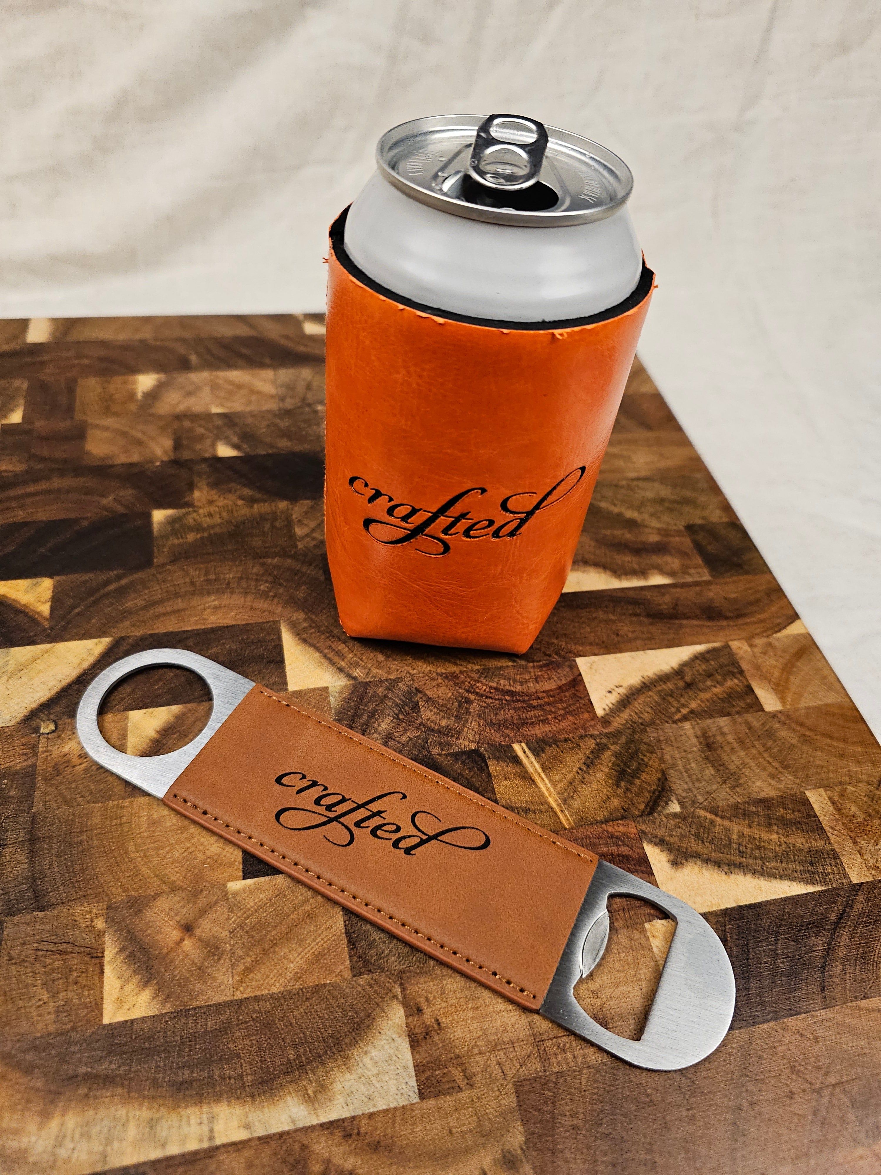 Personalized Leather Bottle Opener