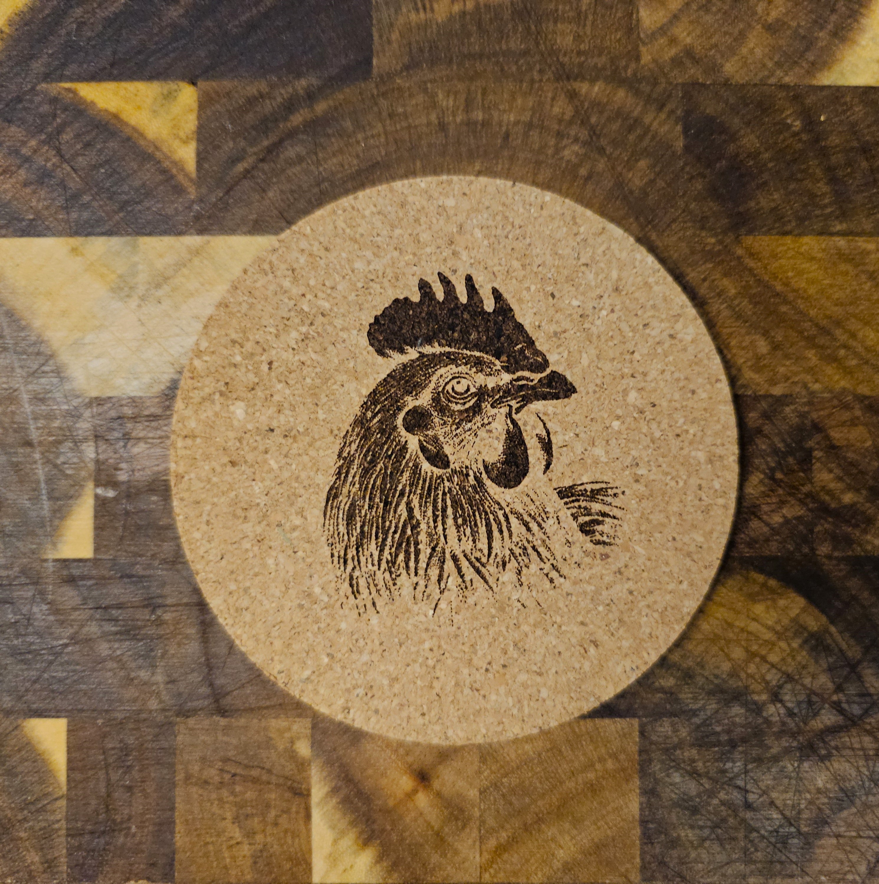 Personalized Cork Coaster