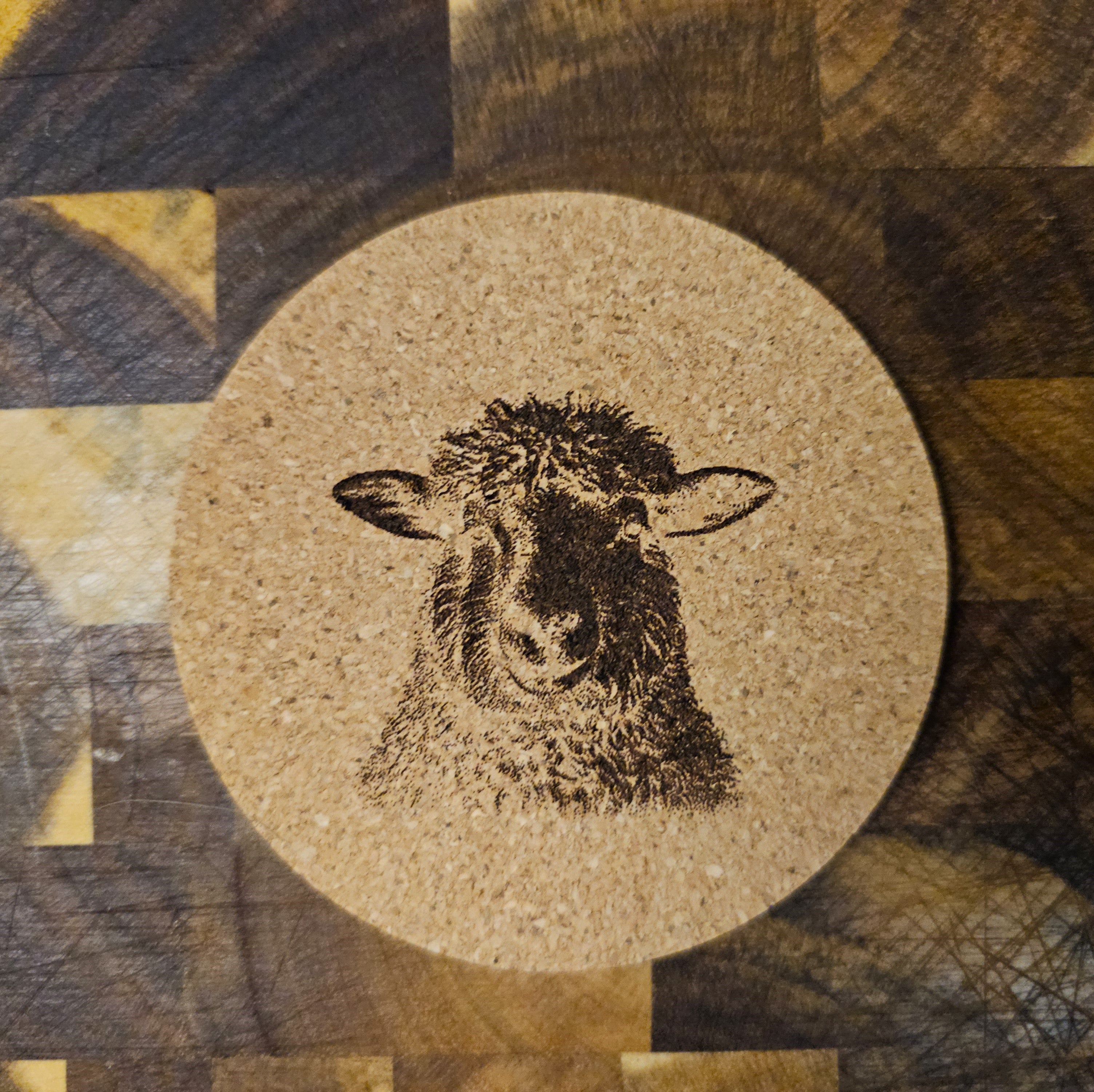 Personalized Cork Coaster