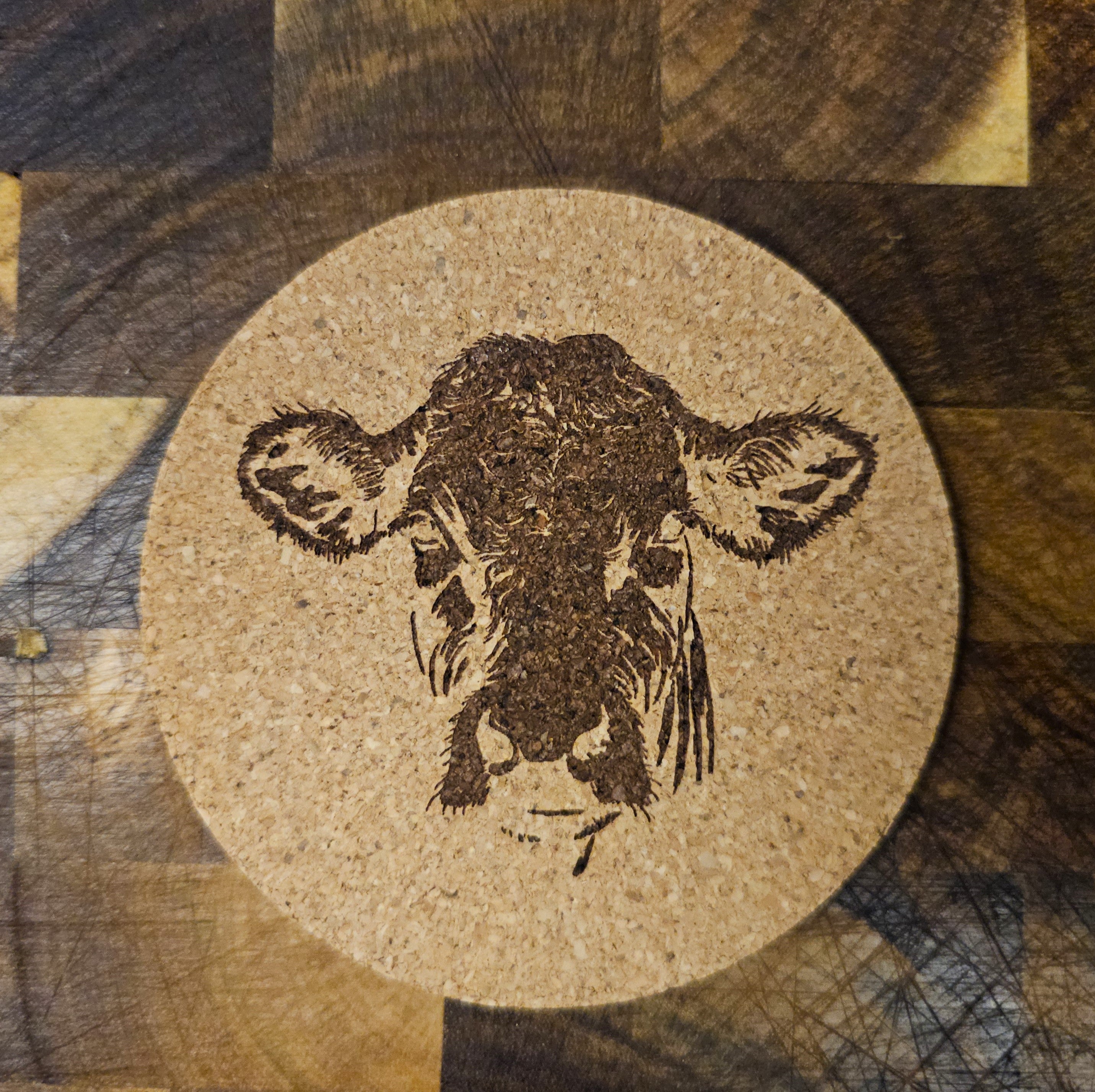 Personalized Cork Coaster