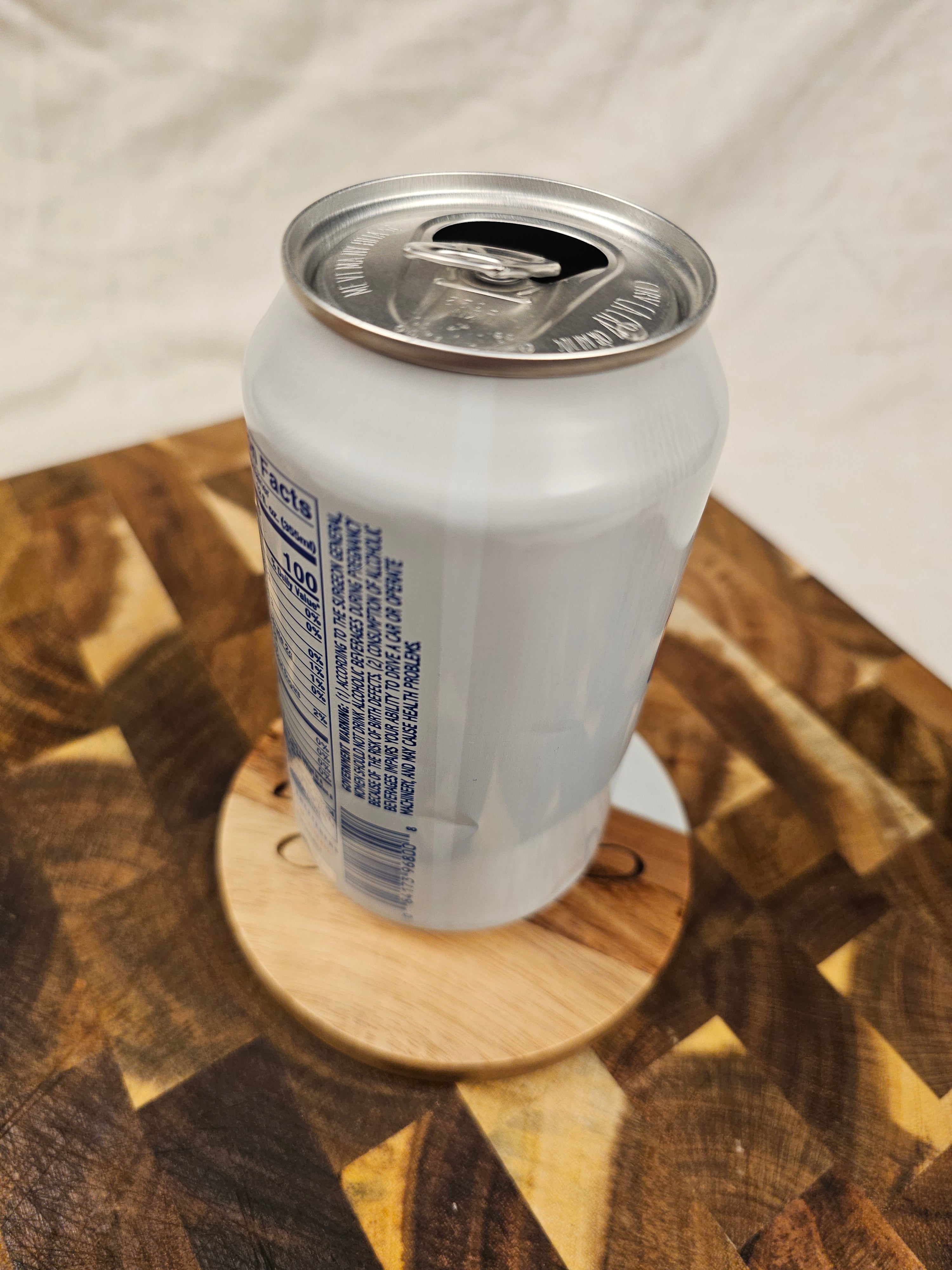 Personalized Acacia Wood and Marble Coasters