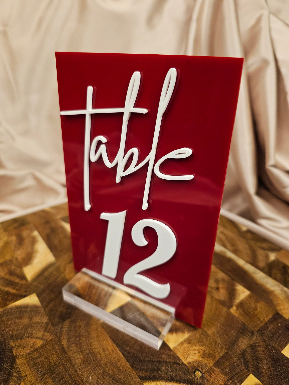 Acrycli Table Numbers Acrylic Table Numbers – crafted